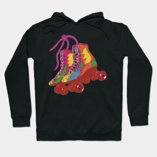 1980s Retro - Rollerskate Hoodie